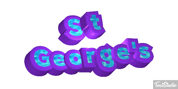 St George's Effetto testo