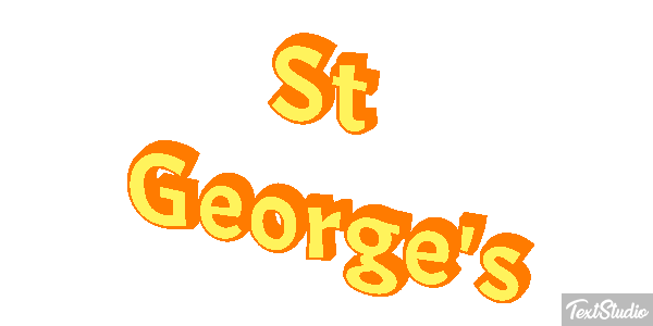 St George's Effetto testo