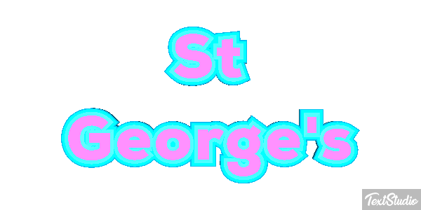 St George's Effetto testo