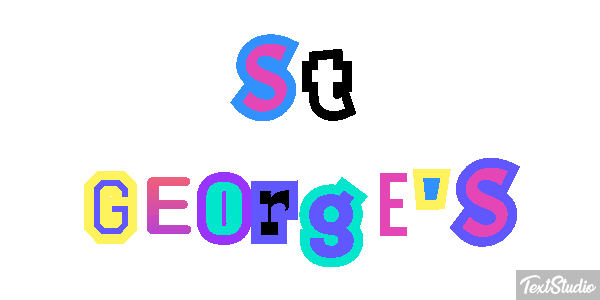St George's Effetto testo