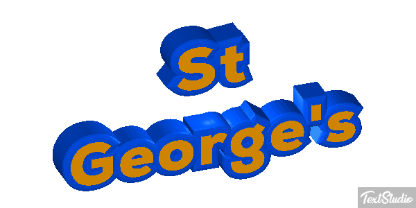 St George's Effetto testo