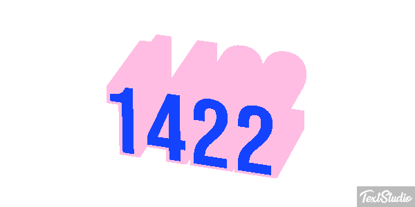 1422 Text effect