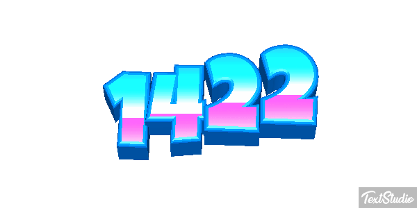 1422 Text effect