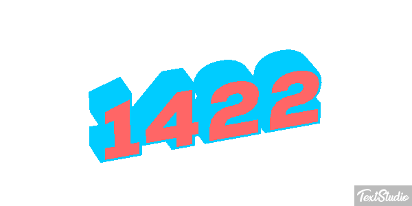1422 Text effect