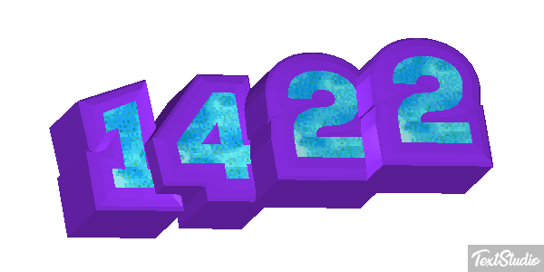 1422 Text effect