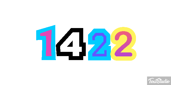 1422 Text effect