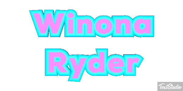 Winona Ryder Text effect