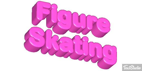 Figure Skating Text effect