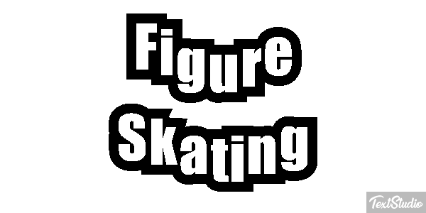 Figure Skating Text effect