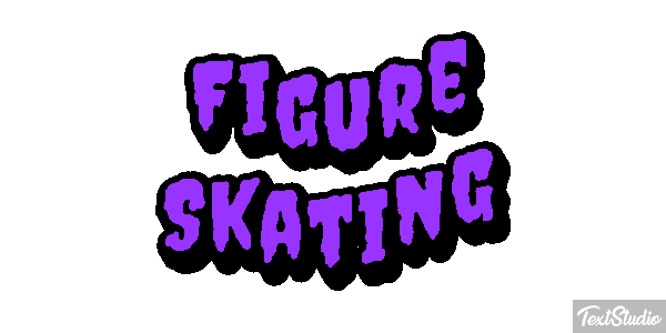 Figure Skating Text effect