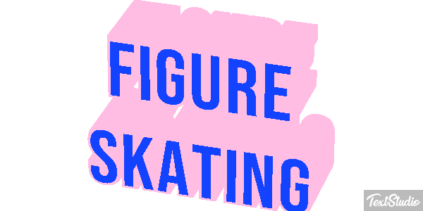 Figure Skating Text effect