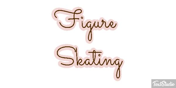 Figure Skating Text effect