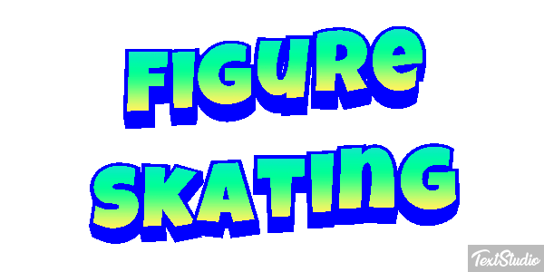 Figure Skating Text effect