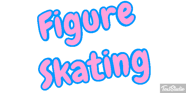 Figure Skating Text effect