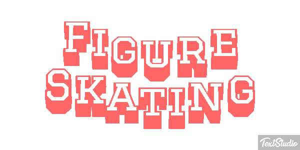 Figure Skating Text effect