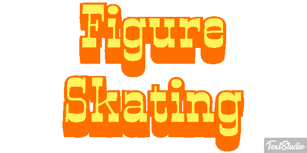 Figure Skating Text effect