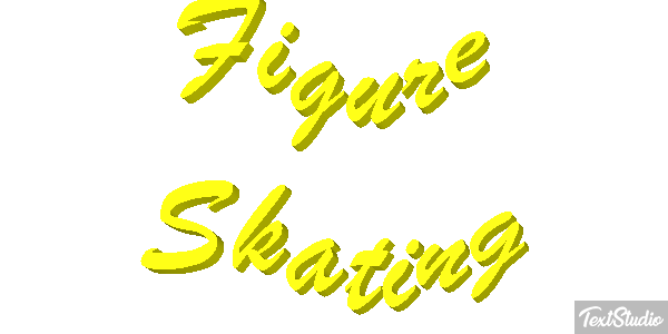Figure Skating Text effect