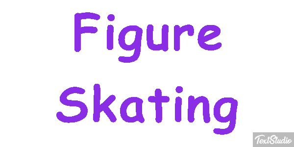 Figure Skating Text effect