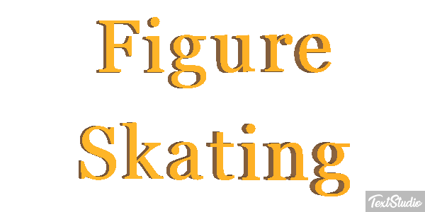 Figure Skating Text effect