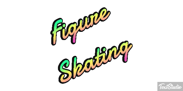 Figure Skating Text effect