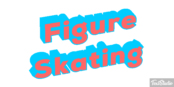 Figure Skating Text effect