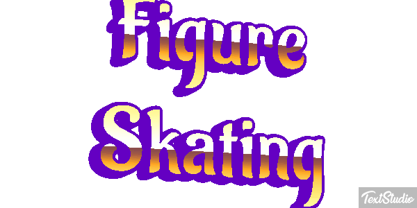 Figure Skating Text effect
