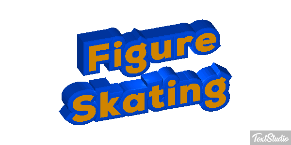 Figure Skating Text effect