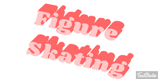 Figure Skating Text effect