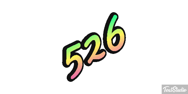 526 Texteffekt