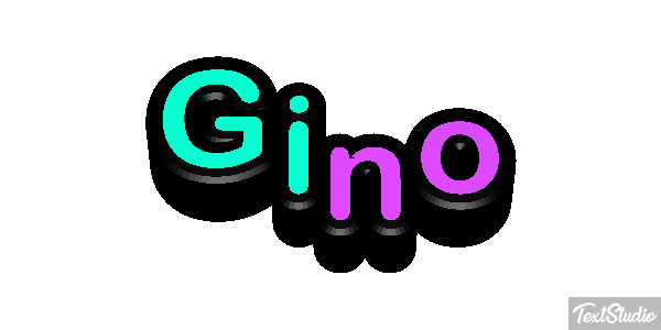 Gino Effetto testo