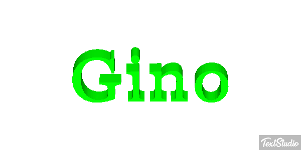 Gino Effetto testo