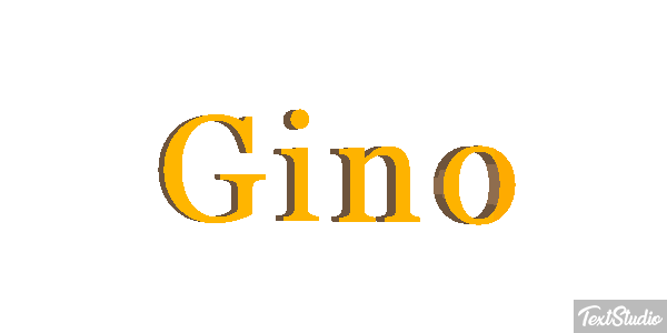 Gino Effetto testo