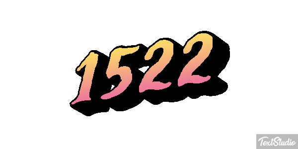 1522 Text effect
