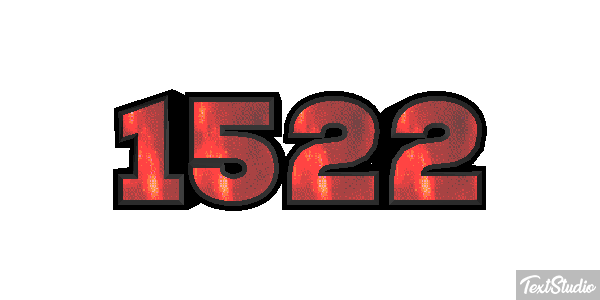 1522 Text effect