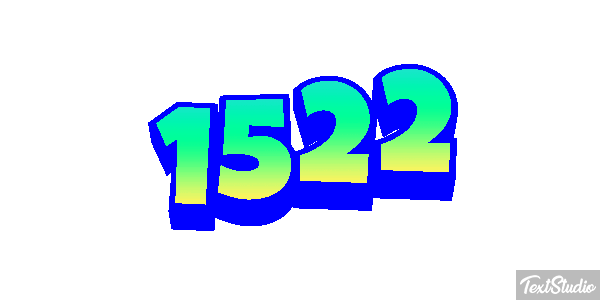 1522 Text effect