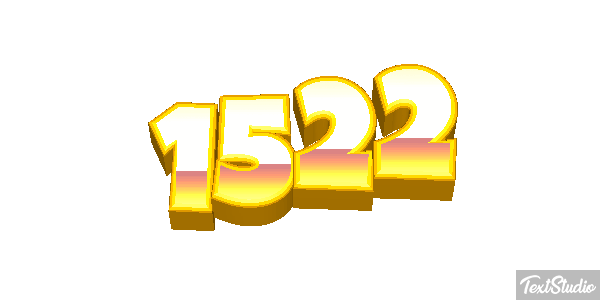1522 Text effect