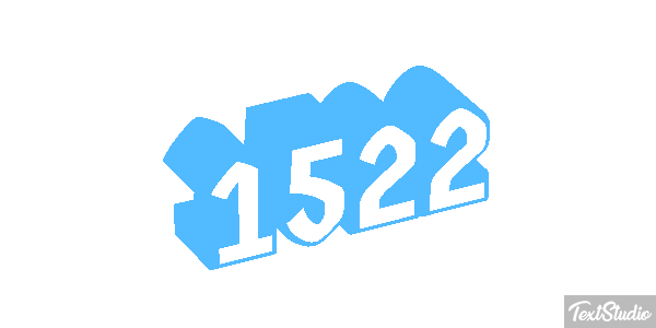 1522 Text effect