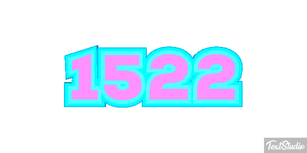 1522 Text effect