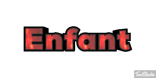 Enfant Texteffekt