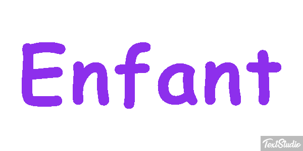 Enfant Texteffekt