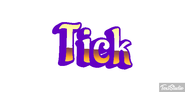 Tick Text effect