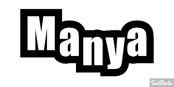 Manya Text effect