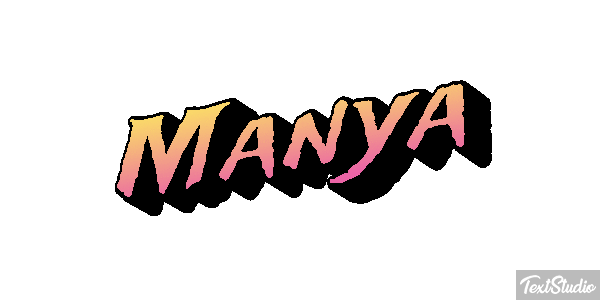 Manya Text effect