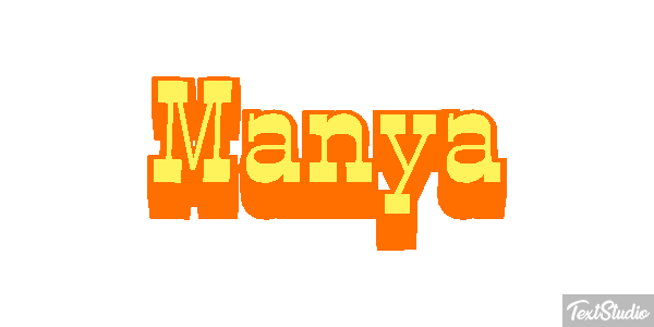 Manya Text effect