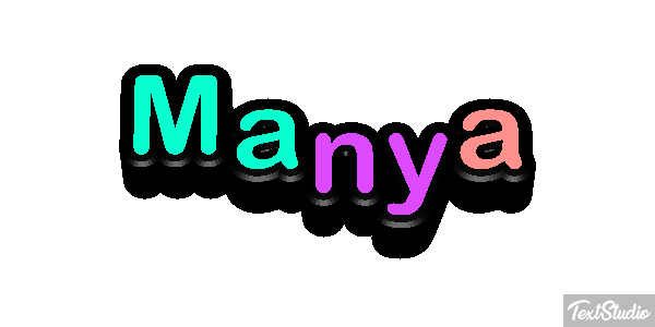 Manya Text effect