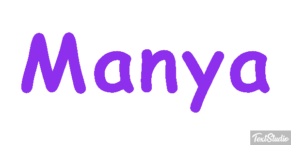 Manya Text effect