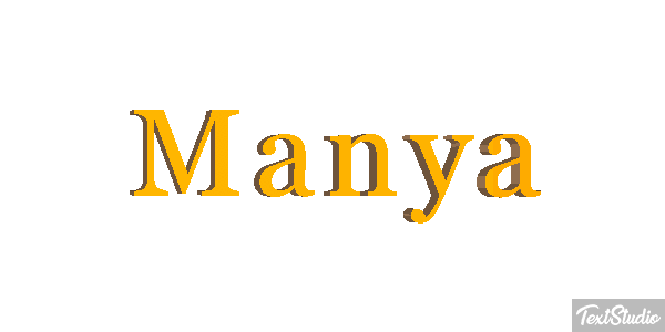 Manya Text effect