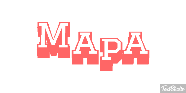 Mapa Efeito do texto