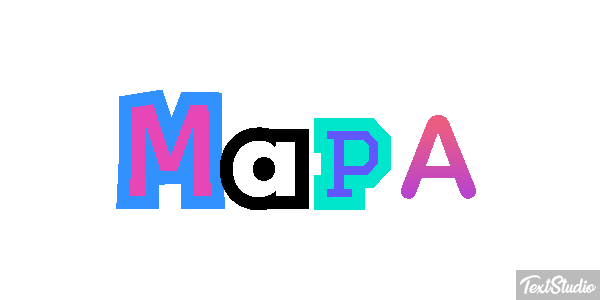 Mapa Efeito do texto