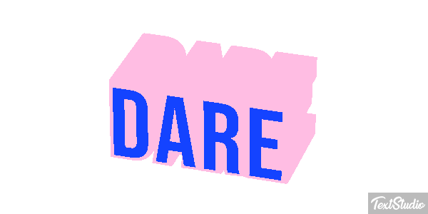 Dare Text effect